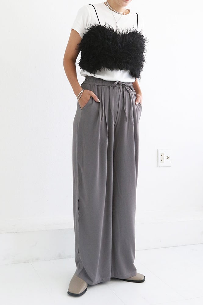 ストレッチワイドパンツ(W5W4026H） | MWEZI by ZURIsol okinawa