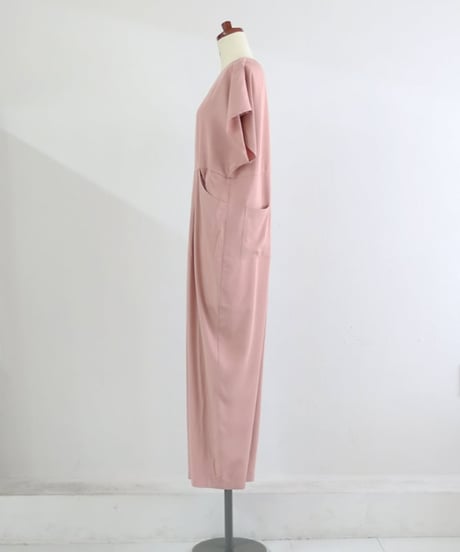 タック サロペット レディース オールインワン ワイドパンツ レーヨン混【MWEZI by ZURIsol 沖縄・宜野湾 セレクトショップ 通販】