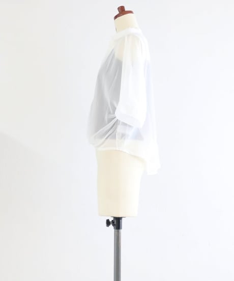 シアーブラウス キャミソールセット レディース / Plain caftan camisole set