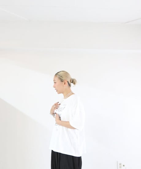 メッセージプリントTシャツ レディース 綿100% 半袖Tシャツ / MESSAGE-TSHIRT