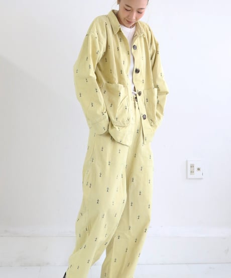 プリントストーンウォッシュパンツ(5W24003E)