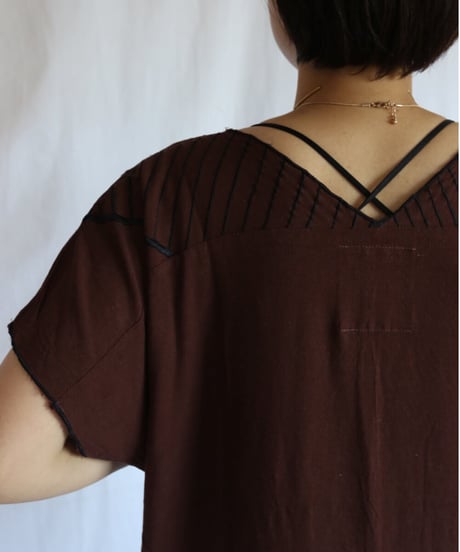 フロント刺繍マキシワンピース レディース(3S33007E)DAZZLE