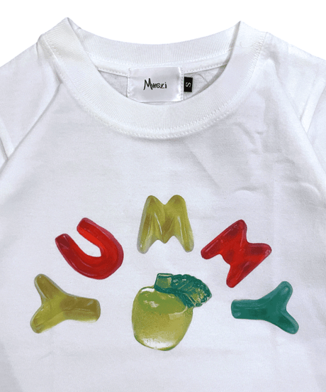 【MWEZI by ZURIsol 沖縄 子供服/キッズ ファッション/親子リンク/ペアルック】 Yummy Apple Tシャツ(Kids)MZ-18