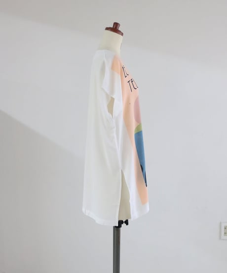 オリジナルプリント ボックストップ レディース レーヨン100% 半袖 セットアップ対応【MWEZI by ZURIsol 沖縄・宜野湾 セレクトショップ 通販】