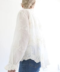コットン刺繍ブラウス レディース / embroidery blouse