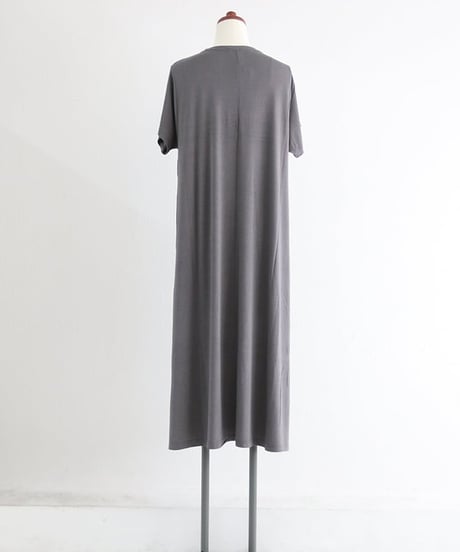 とろみフレアワンピース レディース ロング丈 / Flowy T-shirt dress