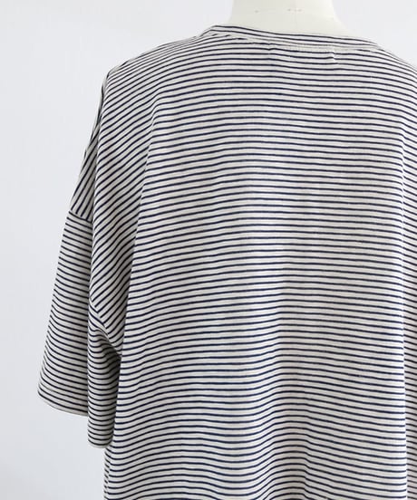 ボーダー GIRL プリント Tシャツ レディース オーバーサイズ 半袖 ボーダー【MWEZI by ZURIsol 沖縄 セレクトショップ 通販】