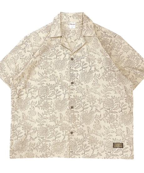 【MWEZI by ZURIsol 沖縄 メンズファッション】半袖 シャツ Block Allover Shirts