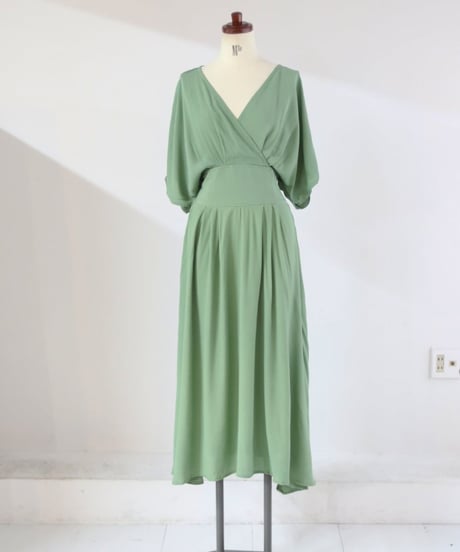 カシュクールドレス / COLOR CACHE-COEUR DRESS