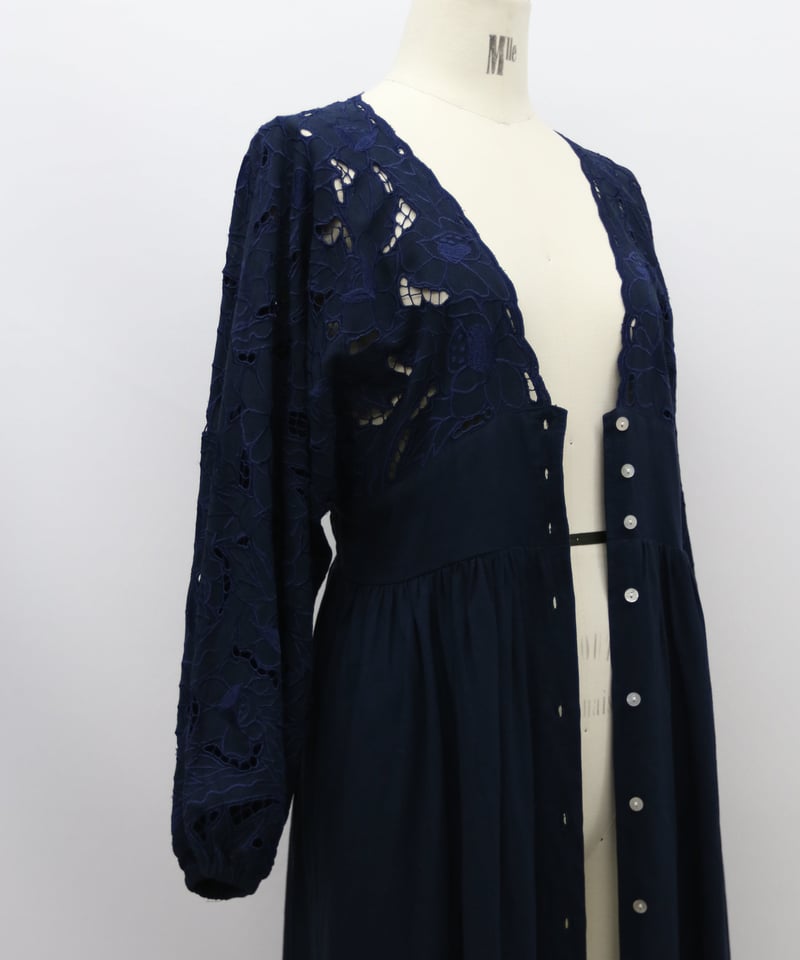 DAZZLE・Cut Work West Mark Cardigan Dress カット ワー