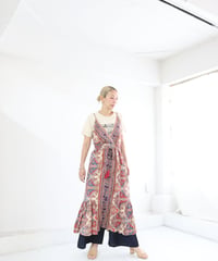 ヴィンテージペイズリーキャミワンピース / Vintage-style camisole dress