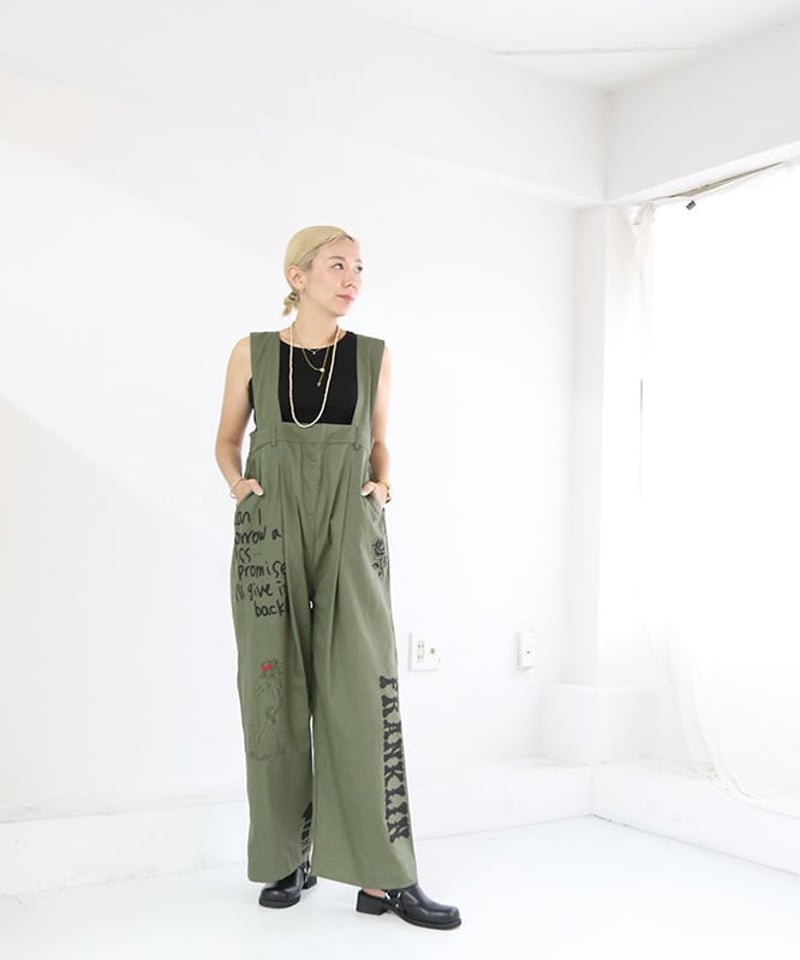 ♡マーメイド♡エアリーフローU 6点セット ドローイングツイルサロペット(5W63008E) | MWEZI by ZURIsol ok