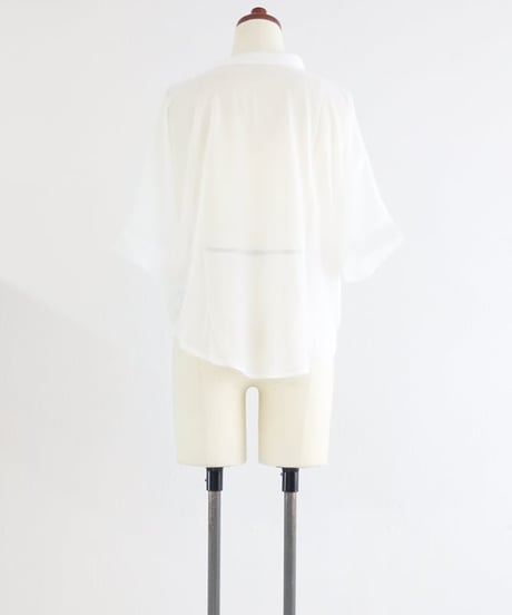 シアーブラウス キャミソールセット レディース / Plain caftan camisole set