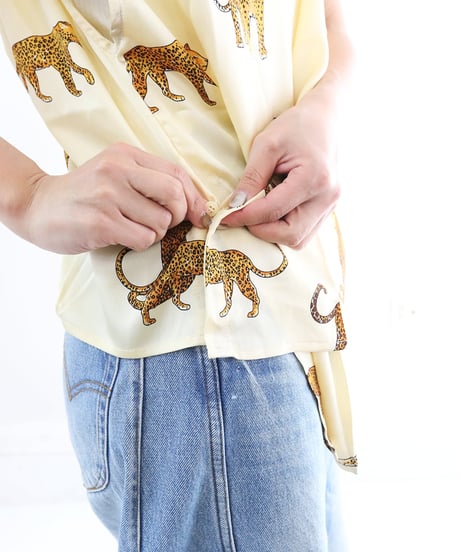 【MWEZI by ZURIsol 沖縄 リゾートファッション 通販】レディース チーター トップス / cheetah top