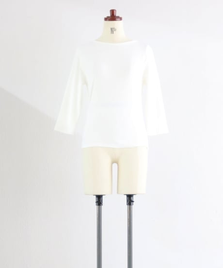 7分袖Tシャツ / three-quarter sleeve T-shirt【MWEZI by ZURIsol 沖縄 リゾートファッション 通販】レディース