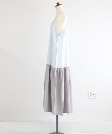 異素材キャミドレス/ DIFFERENT MATERIAL CAMI DRESS