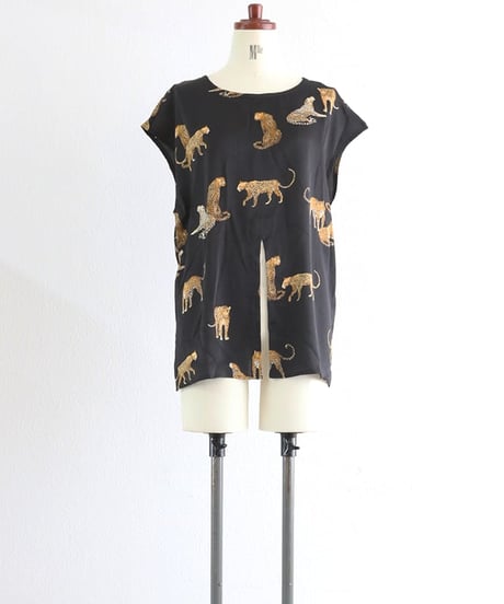 【MWEZI by ZURIsol 沖縄 リゾートファッション 通販】レディース チーター トップス / cheetah top