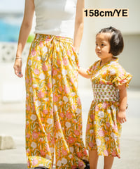 MWEZI ブロックプリント リラックスパンツ レディース Pants(BM5404)