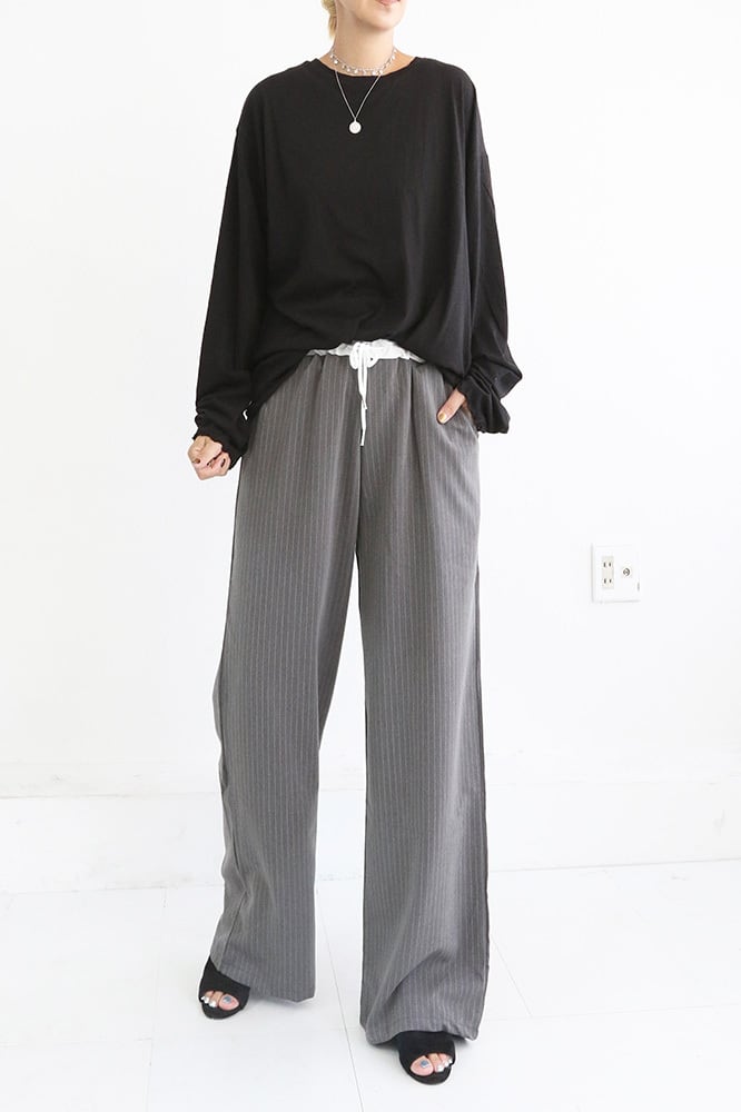 ORIMI,24AW ラメ入り　パーフェクトスラックス ORIMI,24AW ラメ入り パーフェクトスラックス