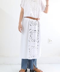 カットワーク マキシワンピース レディース リネン レーヨン ロングワンピース【MWEZI by ZURIsol 沖縄・宜野湾 レディースファッション 通販】