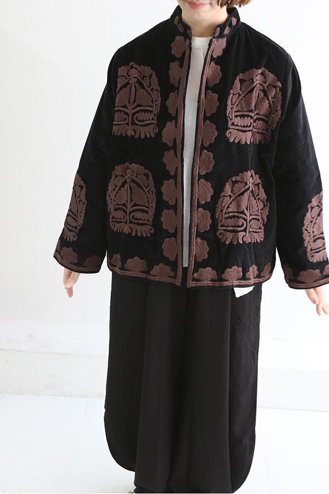 刺繍ベロアジャケット(5W36011E) | MWEZI by ZURIsol okinawa