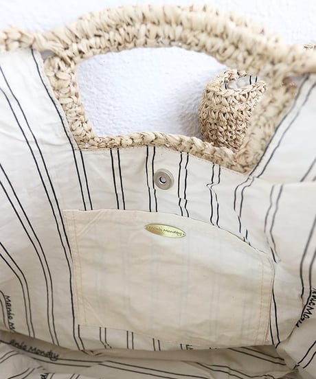 【MWEZI by ZURIsol 沖縄 バッグ 通販】KAREN BAG ラフィア 刺繍 トートバッグ レディース ナチュラル リゾートバッグ