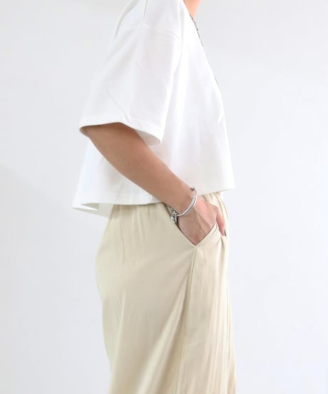 ペイズリークロップドTシャツ レディース / Paisley Cropped T-Shirt