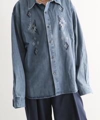エンブロイダリーデニムシャツ / Embroidered Denim Shirt