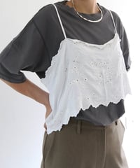 TABLE CLOTH キャミソール レディース レーヨン100% レイヤード ビスチェ【MWEZI by ZURIsol 沖縄 セレクトショップ 通販】