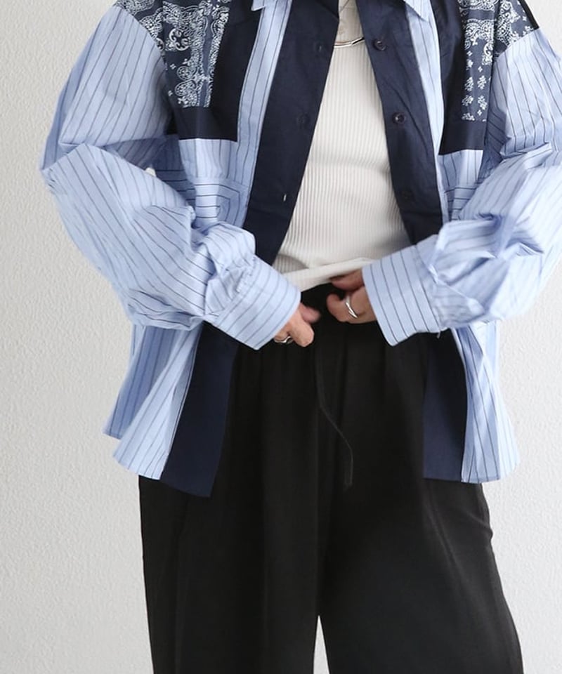 バンダナ柄シャツ(W5W1017o) | MWEZI by ZURIsol okinawa