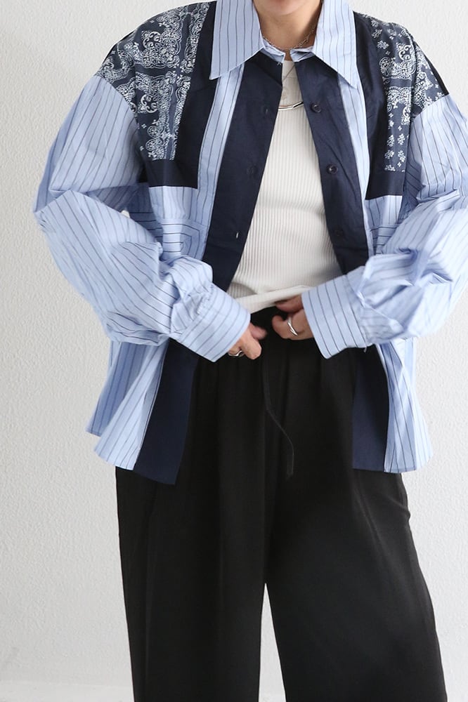 バンダナ柄シャツ(W5W1017o) | MWEZI by ZURIsol okinawa