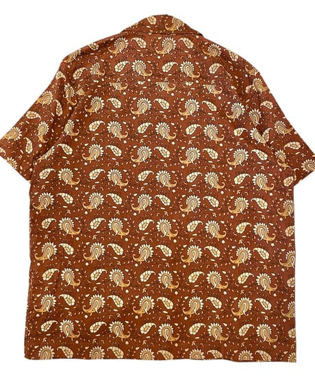 【MWEZI by ZURIsol 沖縄 メンズファッション】半袖 シャツ Blockprint Allover Shirts