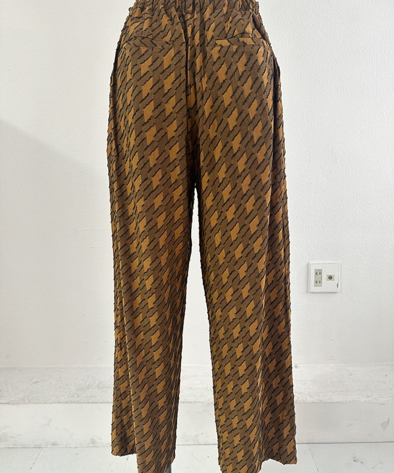 いよかん【didizizi】ウサチェックジャガードパンツ(オレンジ) いよかん様専用【didizizi】ウサチェックジャガードパンツ(オレンジ)