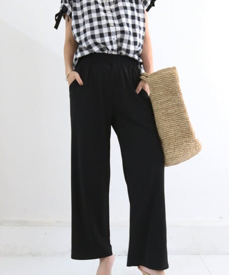 ドレープイージーパンツ レディース ワイドシルエット / ester plain pants【MWEZI by ZURIsol 沖縄 アパレルショップ 通販】