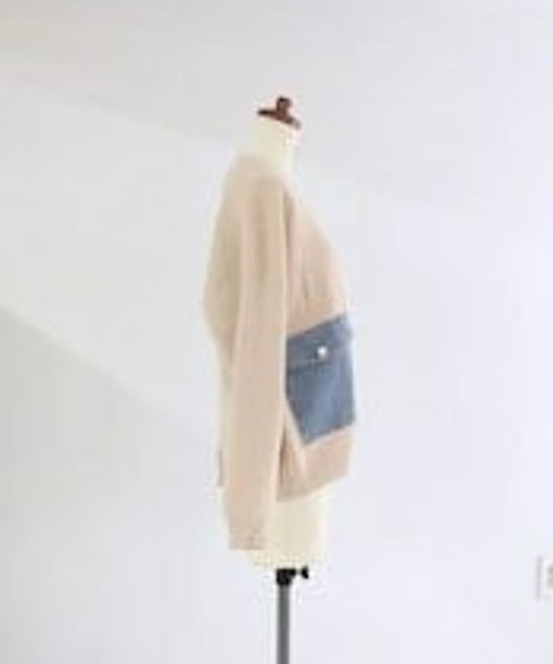 デニムドッキングZIPPER CD(W5W6033H) | MWEZI by ZURIsol