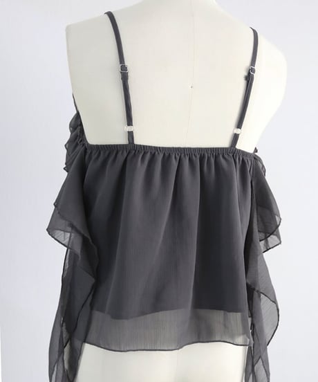 シアーフリルレイヤードビスチェ / Frill Camisole