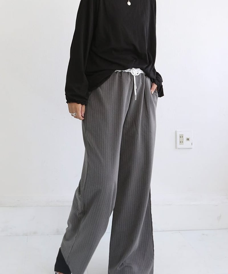 ストライプスラックス(W5W4028H） | MWEZI by ZURIsol okinawa
