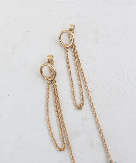 ロングチェーンピアス / long chain earrings