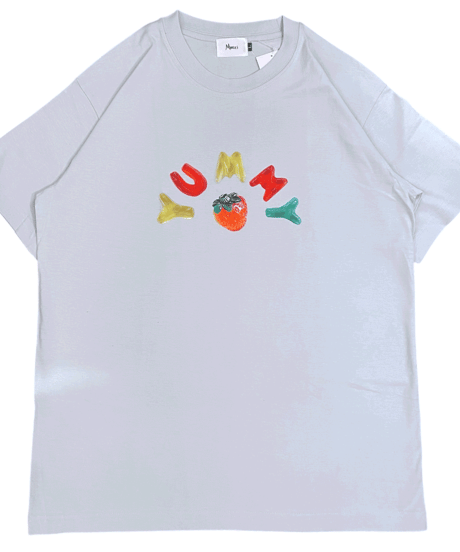 【MWEZI by ZURIsol 沖縄 レディースファッション/親子リンク/ペアルック】　Yummy Strawberry Tシャツ (Adult)MZ-21