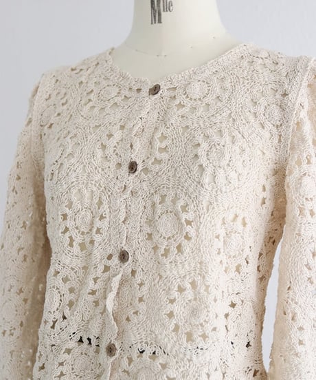 クロシェカーディガン / Crochet Cardigan