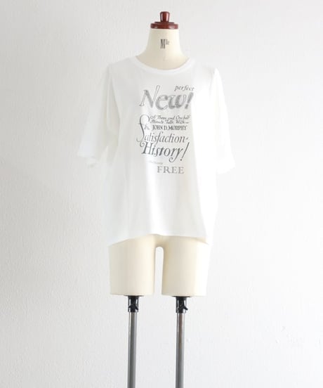 メッセージプリントTシャツ レディース 綿100% 半袖Tシャツ / MESSAGE-TSHIRT