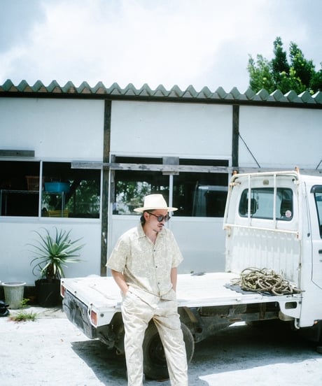 【MWEZI by ZURIsol 沖縄 メンズファッション】半袖 シャツ Block Allover Shirts
