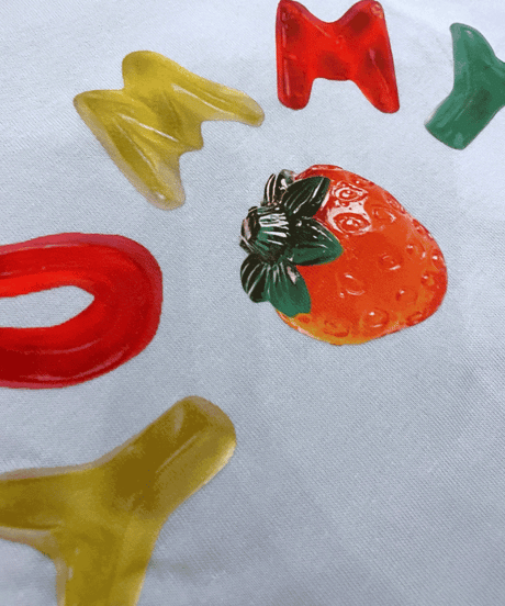 【MWEZI by ZURIsol 沖縄 子供服/キッズ ファッション/親子リンク/ペアルック】 Yummy Strawberry Tシャツ(Kids)MZ-19