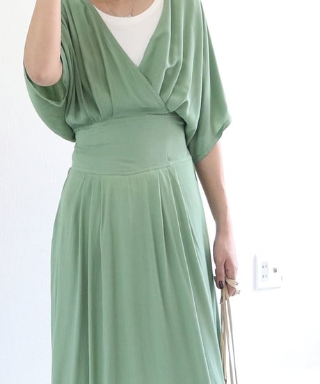 カシュクールドレス / COLOR CACHE-COEUR DRESS