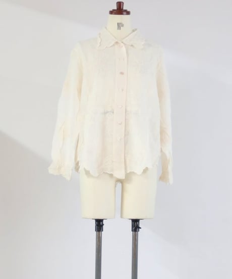 コットン刺繍ブラウス レディース / embroidery blouse
