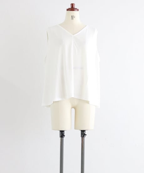2WAY サーキュラー タンクトップ レディース Uネック Vネック レイヤード インナー 【MWEZI by ZURIsol 沖縄 レディース服】
