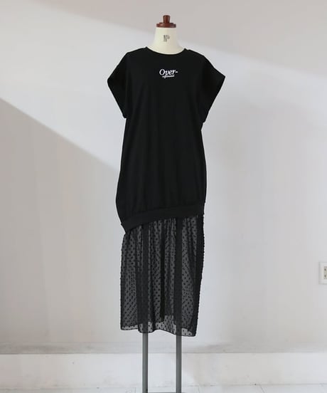 レイヤードT ワンピース / Layered T-shirt dress