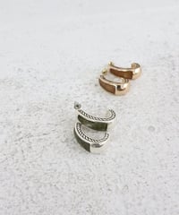 コンチョラインフープピアス / Concho Line Hoop Earrings