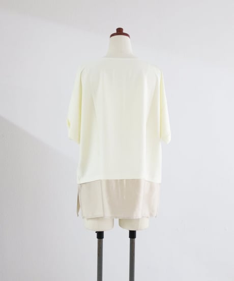 フェイクレイヤードTシャツ レディース / LAYERD STYLE TOP