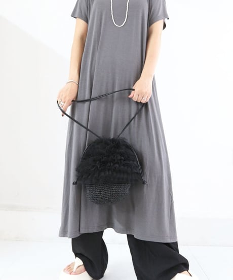 どんぐりレースラタンBAG / Acorn Lace Rattan Bag